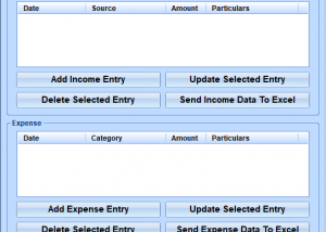 software - Expense and Income Manager Software 7.0 screenshot