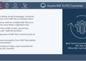 software - Lotus Notes to Outlook Converter 22.3 screenshot