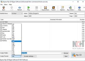 Express Rip CD Ripper Free screenshot