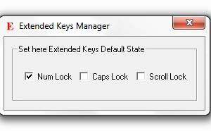 software - Extended Keys Manager 2.1 screenshot