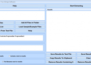 software - Extract Data Between Two Strings Software 7.0 screenshot