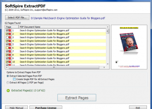Extract PDF screenshot