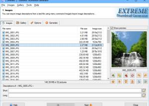 software - Extreme Thumbnail Generator 2.3.1 screenshot