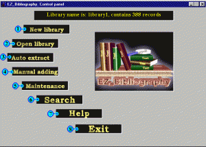 EZ_Bibliography screenshot