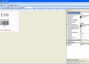 software - ezBarcodePrinting 2.0.3 screenshot