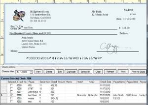 software - ezCheckPrinting Check Writer 6.1.1 screenshot