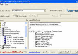 EZStoredProc screenshot