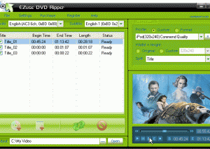 EZuse DVD Ripper screenshot