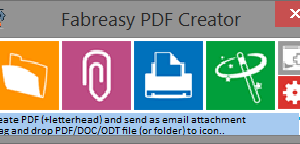 software - Fabreasy PDF Creator 1.17.2 screenshot