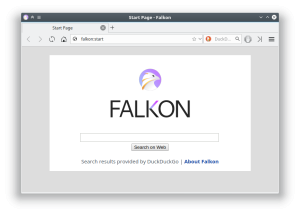 Falkon (formerly QupZilla) screenshot