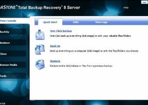 FarStone Total Backup Recovery Server screenshot