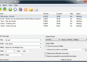 software - Fast Audio Converter 2.5 screenshot