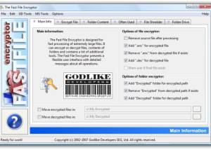 software - Fast File Encryptor 12.1 screenshot