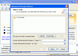 software - FastSum Standard Edition 1.7.0.512 screenshot