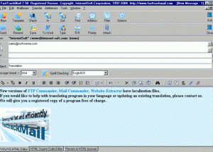 software - FastTrack Mail 9.050 screenshot