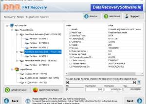 software - FAT Recovery Software 4.9.4.6 screenshot