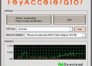 software - FeyAccelerator 4.0.0 screenshot