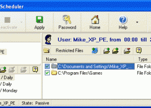 software - File Access Scheduler 5.1292 screenshot