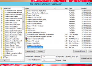 software - File Extension Changer 1.00 screenshot