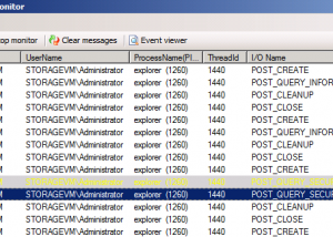 File IO Monitor screenshot