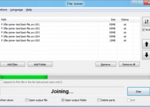 software - File Joiner - 64bit Portable 2.4.1 screenshot