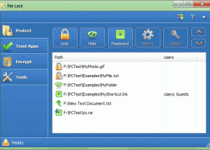 software - File Lock 7.0.1 screenshot