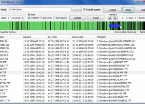 software - File Time Browser 1.0 screenshot