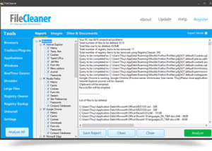 FileCleaner screenshot