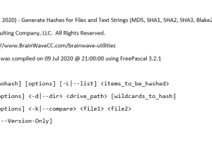 software - FileHash 5.1.1.1155 screenshot