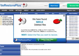 FileRestorePlus screenshot