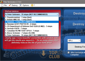 software - Files Terminator Free 2.7.0.5 screenshot