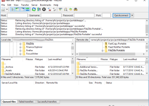 software - FileZilla Portable 3.66.4 screenshot