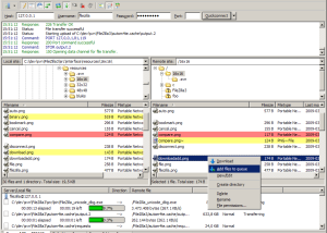 software - FileZilla Server 1.8.1 screenshot