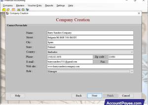 software - Financial Accounting Barcode Program 3.2 screenshot