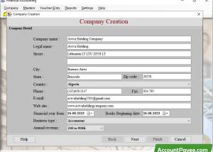 software - Financial Accounting Program 3.5 screenshot