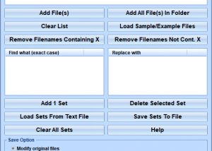 Find and Replace Multiple Items At Once Software screenshot
