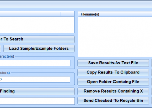 Find Files By Filename Length Software screenshot