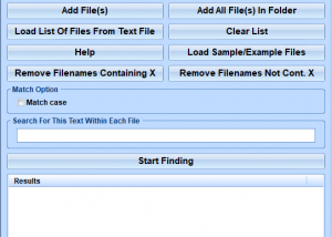 Find Files Containing Your Specified Text Software screenshot