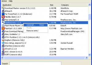 FineUninstall screenshot