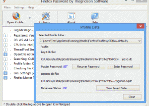 software - Firefox Password by Thegrideon 2017.06.05 screenshot