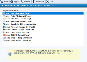 software - FixVare EML to MHTML Converter 2.0 screenshot
