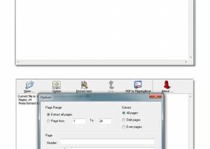 software - Flash Brochure Free PDF to Text 2.0 screenshot