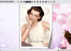 Flash Catalog Templates - Beautiful Girl screenshot