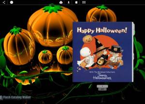 Flash Catalog Templates Halloween Style screenshot
