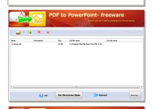 Flash Converter Free PDF to PPT screenshot