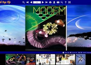 Flash Flip Book Planet Theme screenshot