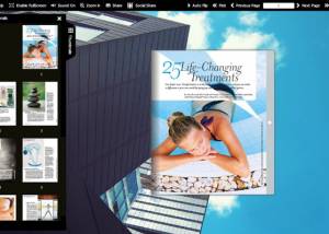 software - Flash flip book template of City Sky 1.0 screenshot