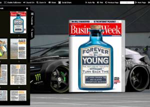 Flash flip book template of Sportscar 3 screenshot