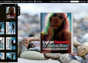 software - Flash flip book template of Stones 1.0 screenshot