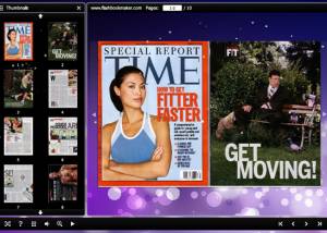 software - Flash flip book theme of Fancy 2 1.0 screenshot